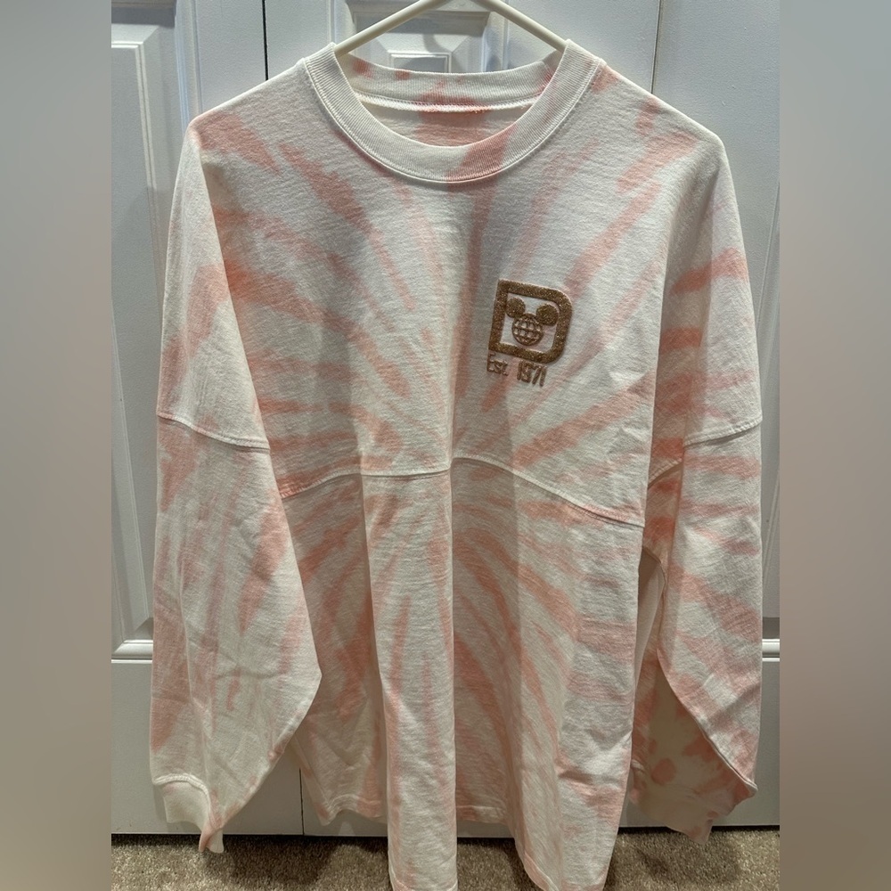 Disney World Spirit Jersey Adult Small Tie Dye Glitter Walt Disney World Sparkle